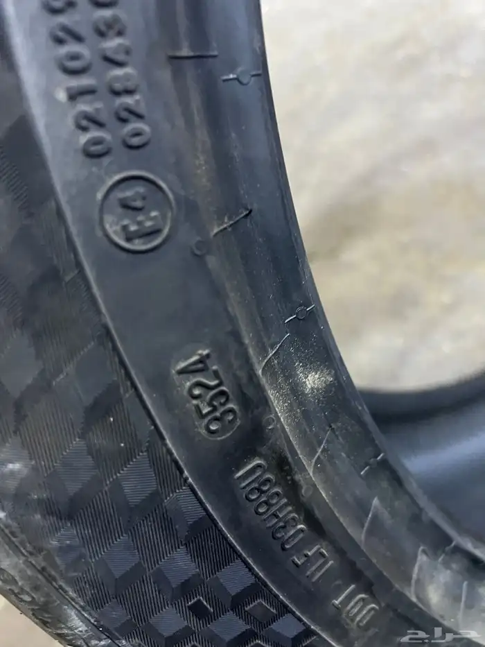 كفرات كونتننتال مقاس 265.45.21 تاريخ 2024 آخر السنه 6