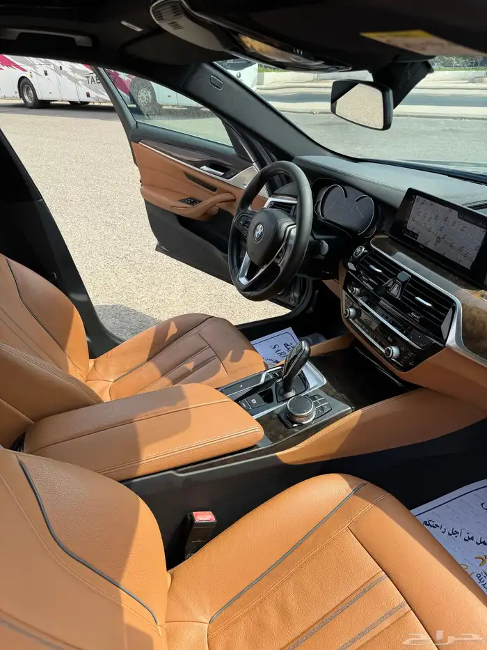 بي ام 530 فل 2017 ماشي 126 الف كيلو قمه في النظافه 53