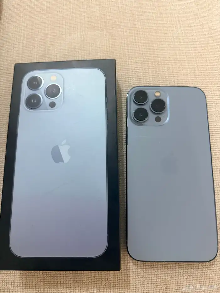 ايفون 13 برو ماكس 128 جيجا اللون ازرق 0