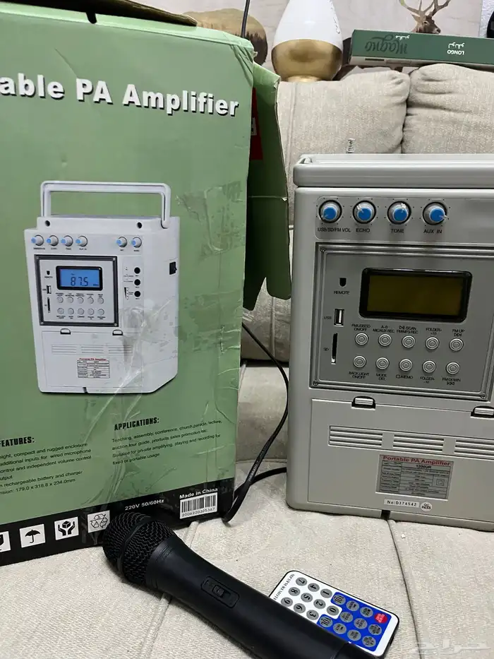 سماعة احترافيه مع مايك لاسلكي و ملحقاتها 1