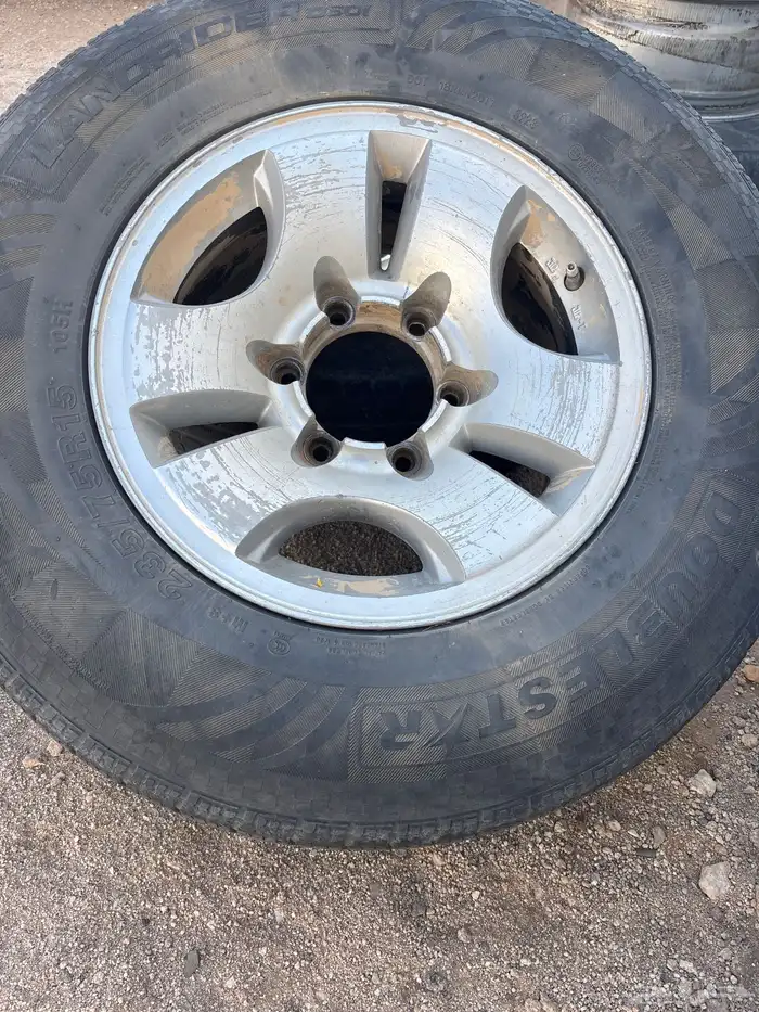 طقم جنوط15 مع كفرات حول نصف العمر 0