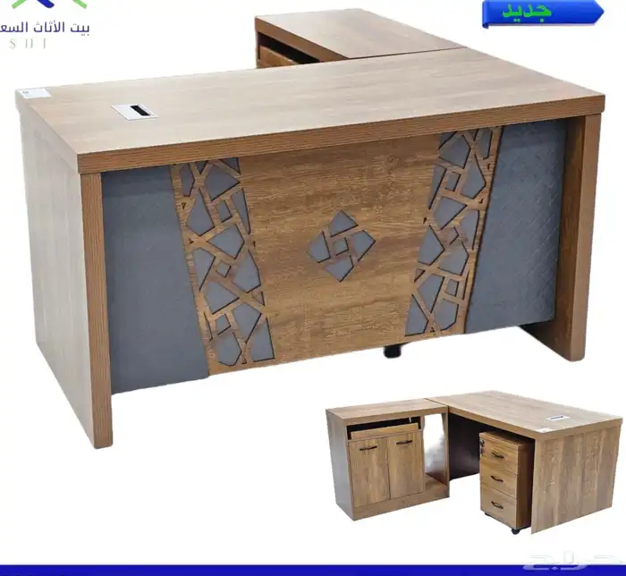 مكتب كراسي دولاب خشب دولاب حيدد. 7