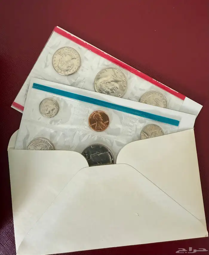عملات معدنية أمريكية مجموعة عام 1980 P D فيلادلفيا ودنفر 7