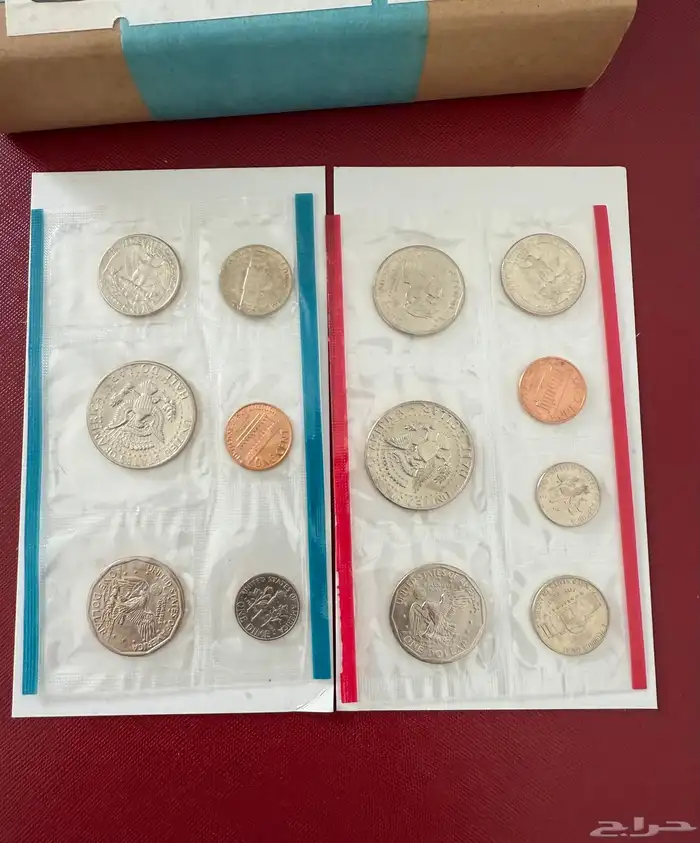 عملات معدنية أمريكية مجموعة عام 1980 P D فيلادلفيا ودنفر 5