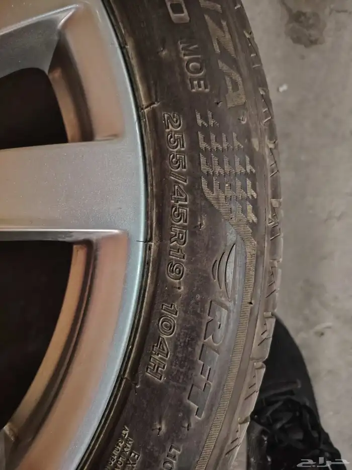 جنوط مرسديس وكالة معاالكفرات برجستون للبيع علا السوم 5