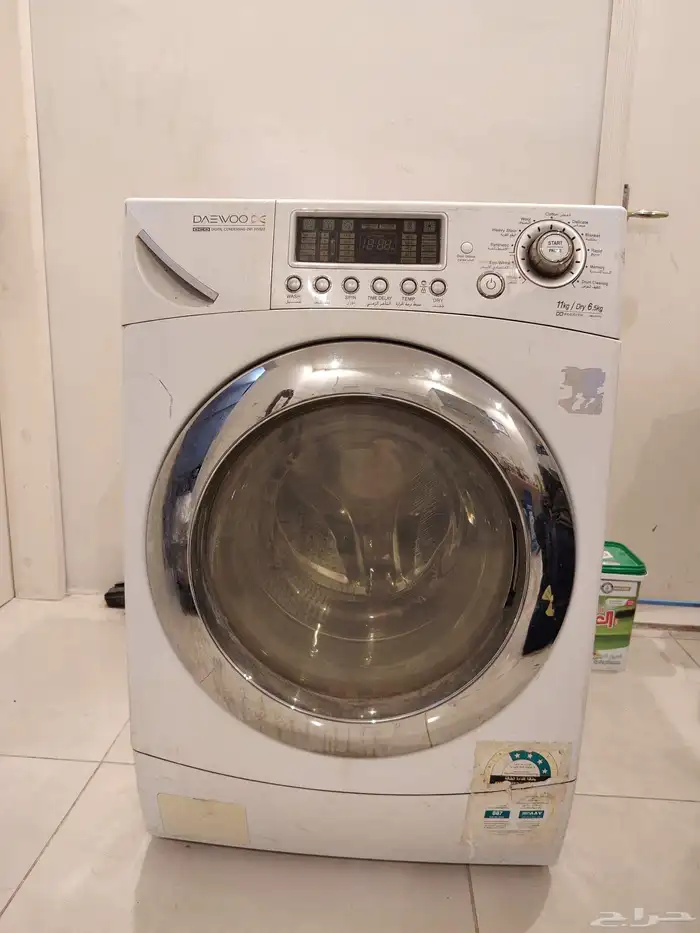 غسالة دايو فل أوتماتيك 11ك  تنشيف 6.5ك 0