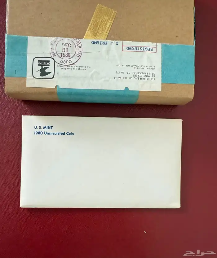 عملات معدنية أمريكية مجموعة عام 1980 P D فيلادلفيا ودنفر 3