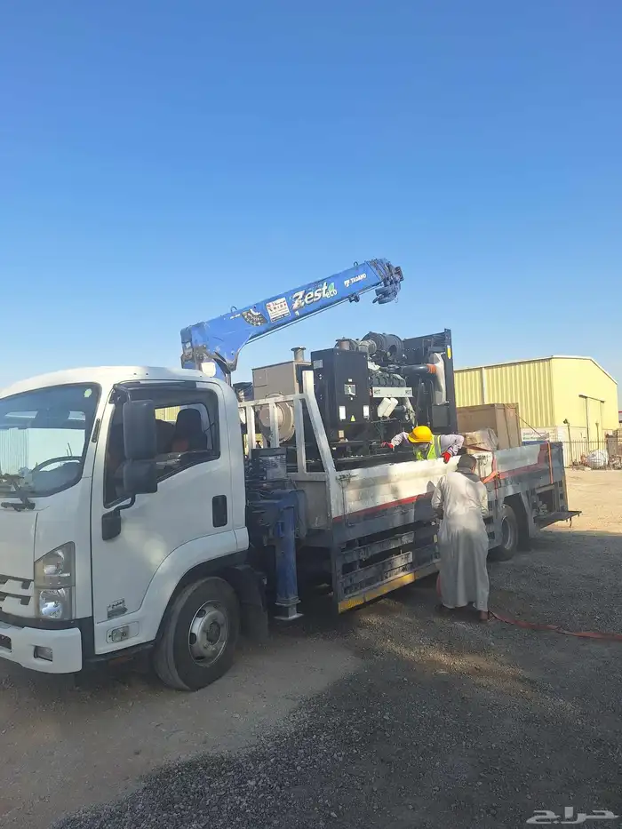 تأجير رافعه كرين ونش بوم ترك 4