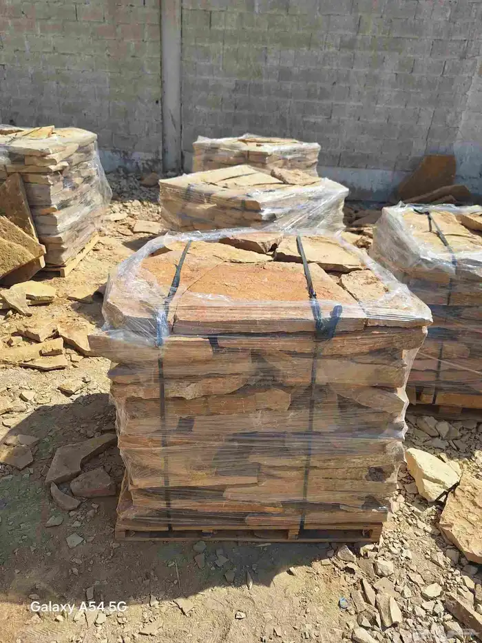 حجر عشوائي قشرة الجبل 4