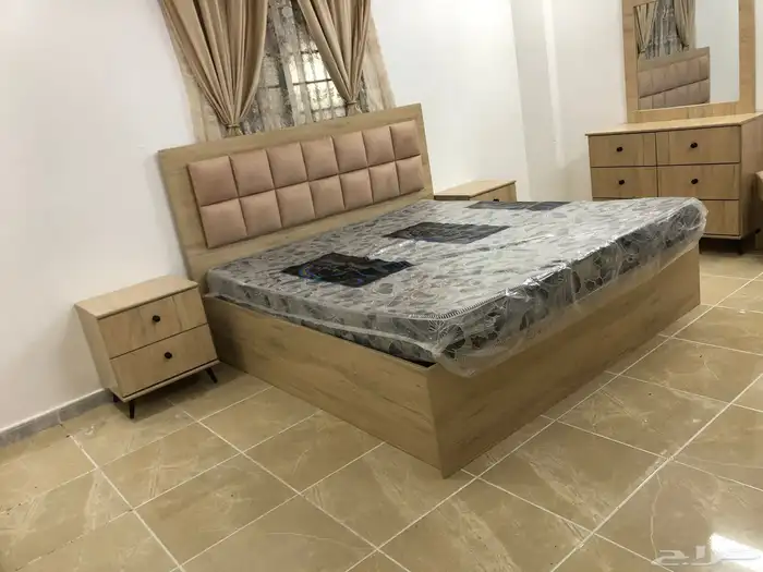 غرفة نوم كاملة  أثاث منزلي  سرير ودولاب وبطانيات 46