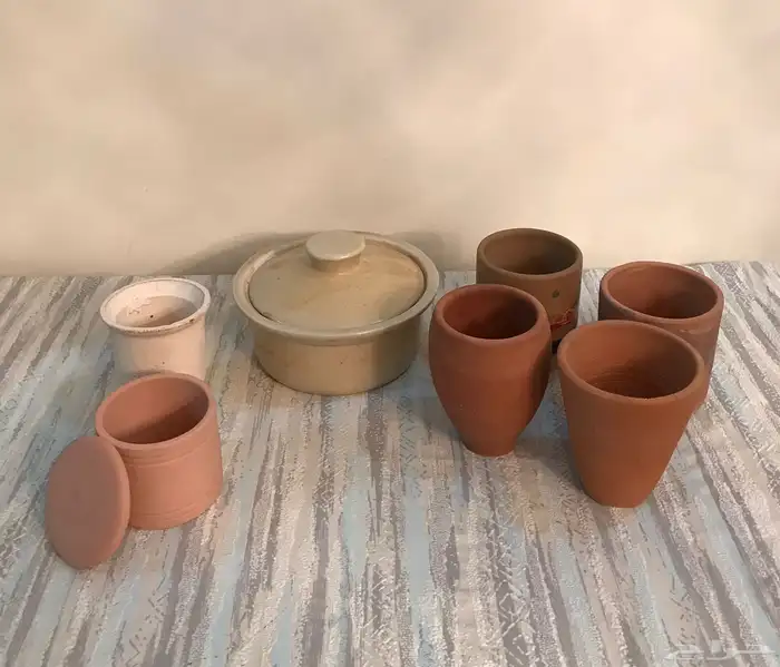 طاجن فخار فخاريات اواني منزلية تراثي شعبي 1