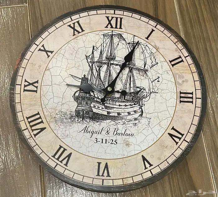 ساعه حائط لوحيه 0