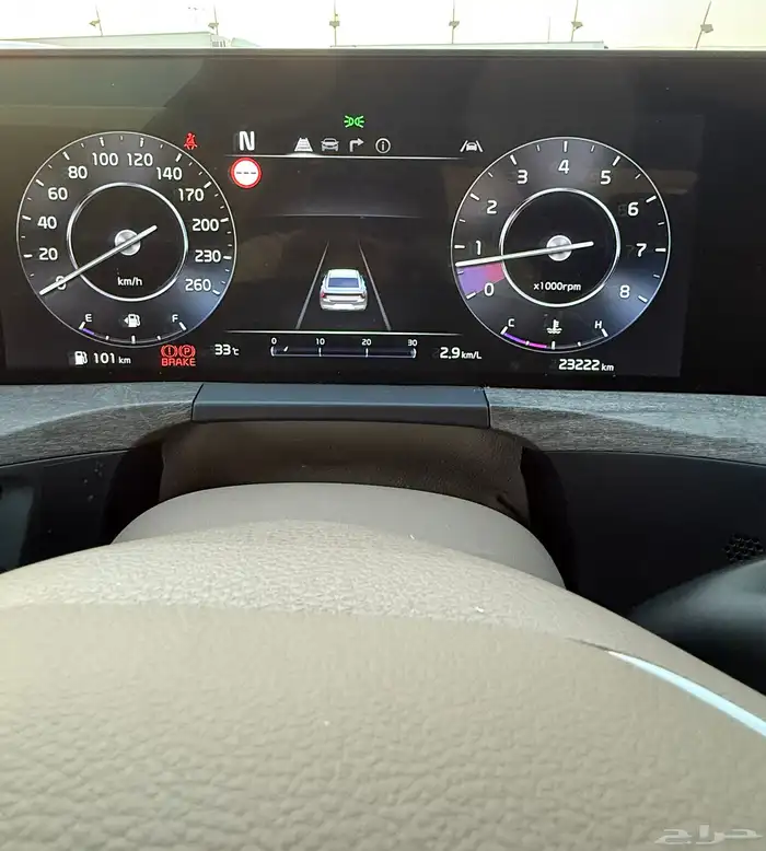 كيا K8 2022 ( بنزين ) فل كامل بدون بانوراما للبيع 23