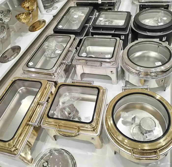 سخانات بوفيه اكل اعاشة قلاب مستطيلة ومربعة ودايرية 10