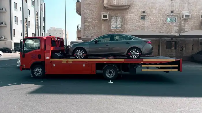 سطحه هيدروليك المدينة نقل سيارات 1