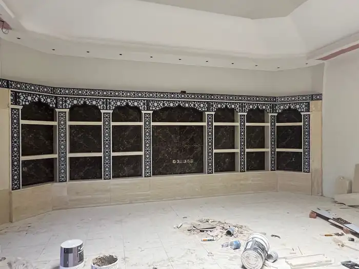 مشبات رخام مشبات خشب ليزر كافه اعمال ابو بسام السوري 60