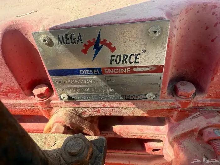 مضخه حريق دفاع مدني ثلاث نضام سيفيكو شغال للبيع مقاس 750 جال 7