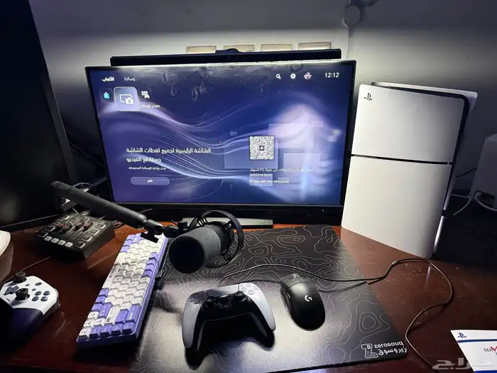 PlayStation 5 سوني فايف سلم مدخل شريط ضمان سنتين   1 تيرا 0