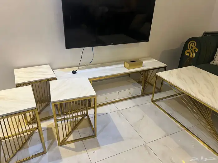 طاولات استيل وطاوله تلفزيون 0