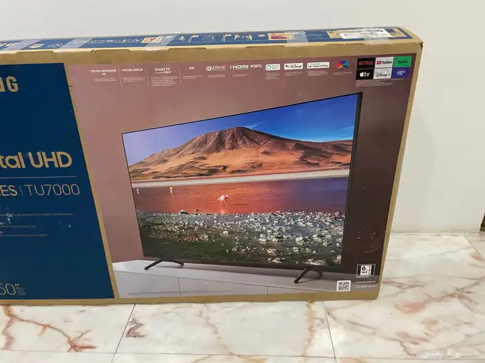 للبيع تلفزيون سامسونج جديد 50 بوصه بالكرتون 4