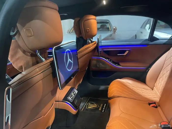 مرسيدس الجوهرهS اضافة شاشات واضاءه محيطيه تفاعليه ع الوكاله 25