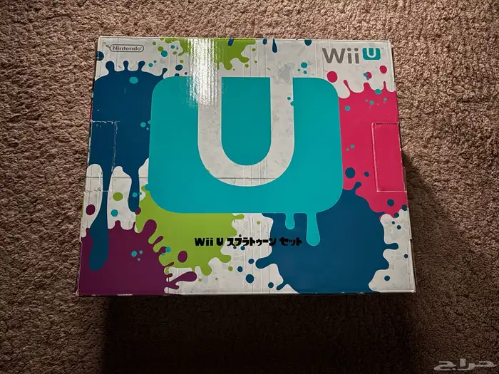 جهاز وي يو WII U SPLATOON SET نسخة سبلاتون نادر ياباني 1