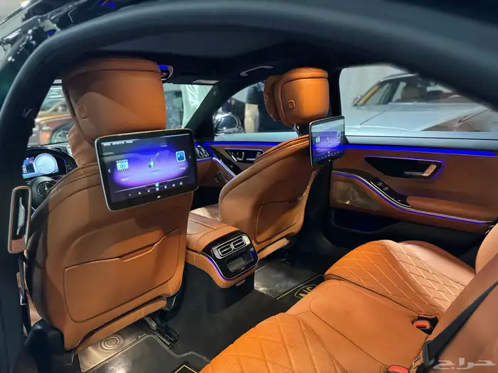 مرسيدس الجوهرهS اضافة شاشات واضاءه محيطيه تفاعليه ع الوكاله 20