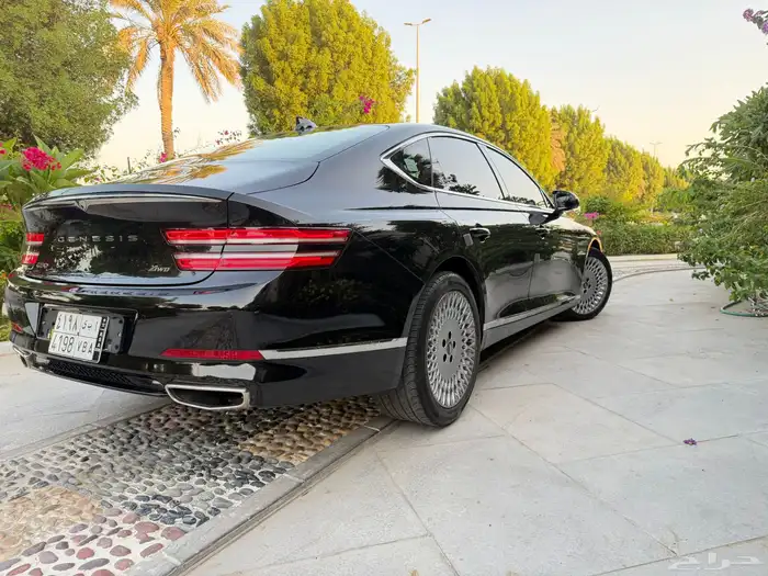 للبيع جنيسس G80 بطاقه جمركيه 2021 6سلندر 10