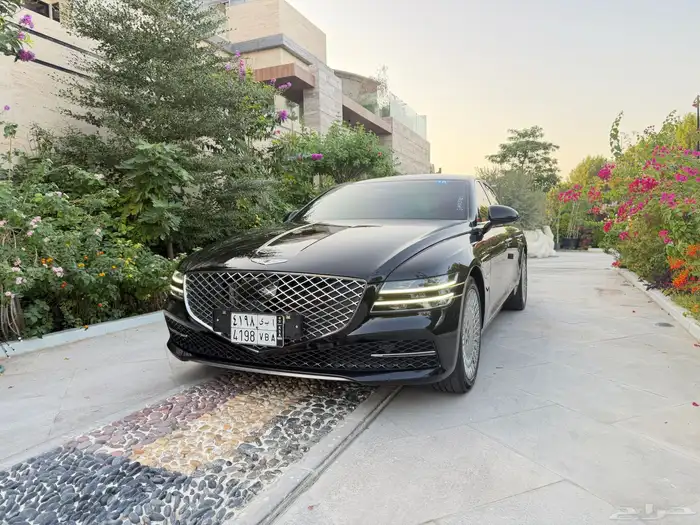 للبيع جنيسس G80 بطاقه جمركيه 2021 6سلندر 46