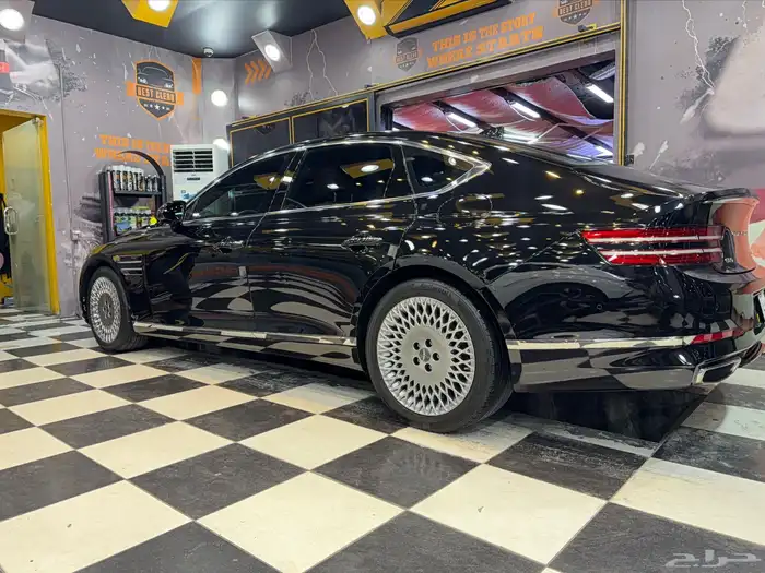 للبيع جنيسس G80 بطاقه جمركيه 2021 6سلندر 26