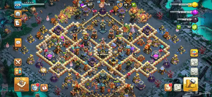 حساب كلاش أوف كلانس تاون 17 1