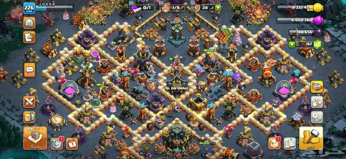 حساب كلاش أوف كلانس تاون 17 0