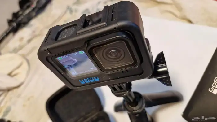 كاميرا الاكشن جوبرو هيرو 12شبه الجديد مع مجموعه اكسسوارات 6