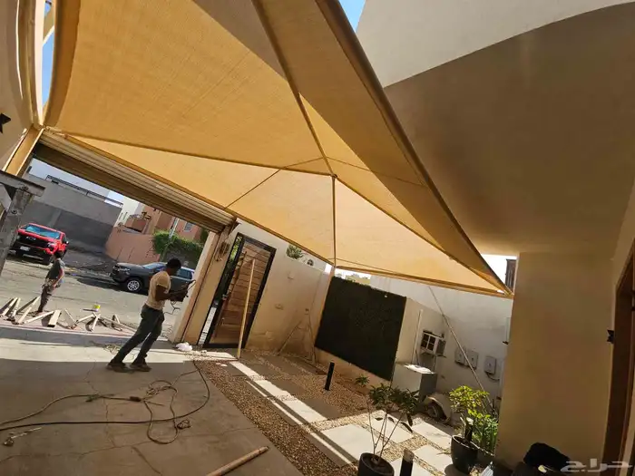 مظلات جده سواتر بيوت شعر جده مظلات مقوس 7