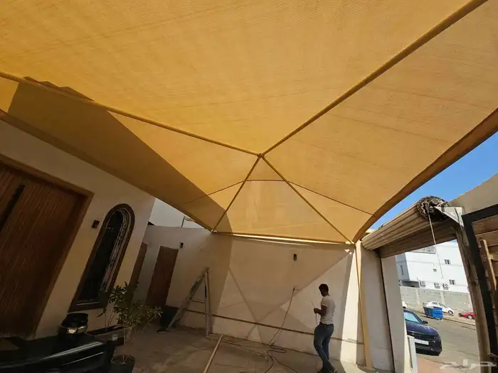 مظلات جده سواتر بيوت شعر جده مظلات مقوس 3