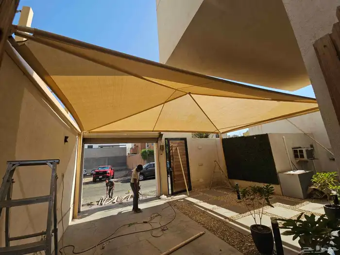 مظلات جده سواتر بيوت شعر جده مظلات مقوس 8