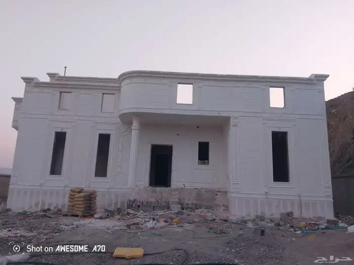 ديكورت خرجيه ملونه بديل الحجر الطبيعي سمنت ابيض وبطحا الريض 0