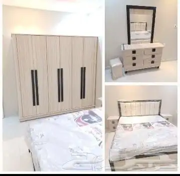 يوجد لدينا غرف نوم جاهزه بارخص الاسعار للتواصل 9