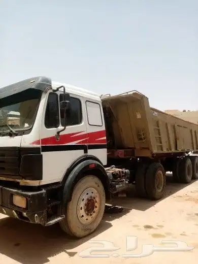 تريلا قلاب البي للايجار مع السواق داخل مشروع بالشهر 0