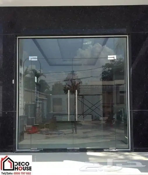 زجاج سكوريت وجهات زجاج سيكريت مكاتب زجاج تفصيل ابواب سيكوريت 5