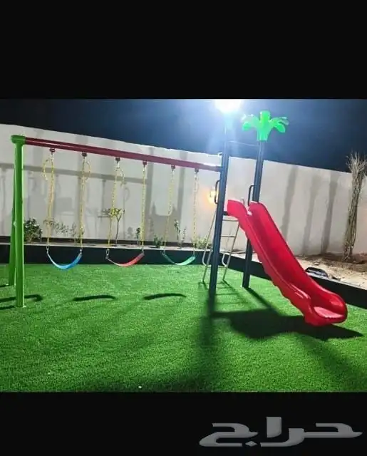 مراجيح وزحاليق الأطفال والكبار مقاوم للحرارة والامطاروارضيات 2