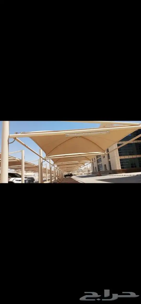 تفصيل شراعات بي في سي للمظلات وبرك الماء والغطيان 8