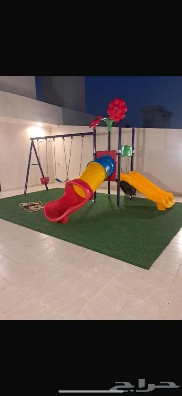 مراجيح وزحاليق الأطفال والكبار مقاوم للحرارة والامطاروارضيات 12