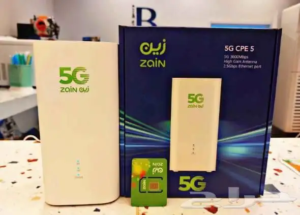 عروض وخصومات من شركة زين للانترنت المنزلي لشبكة ال 5g 5