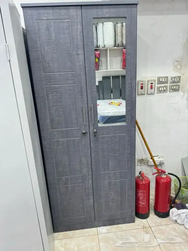 غرفة نوم كاملة  أثاث منزلي  سرير ودولاب وبطانيات 37