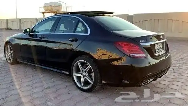 جنوط مرسيدس 2017 C200 AMG مع كفرات نظيفه 2