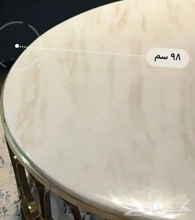 طاوله رخام قهوة 4 طاولات خدمه 2