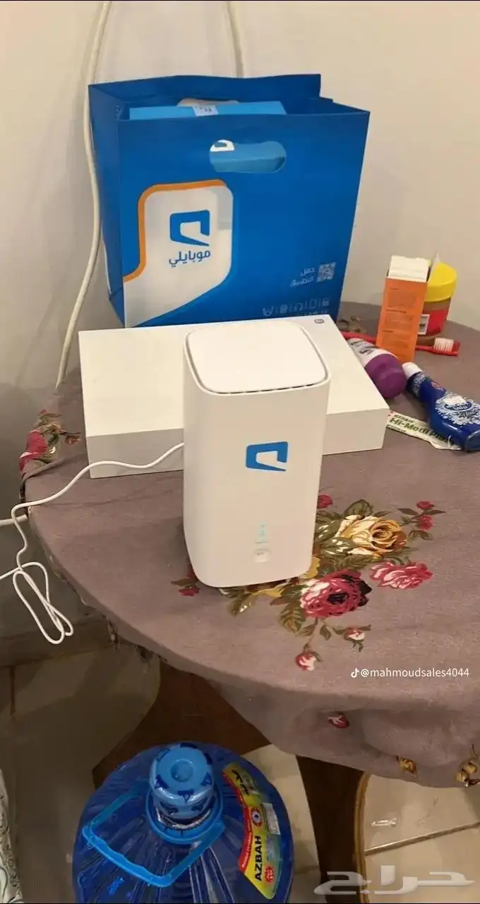 انترنت لا محدود مودم وشريحة و ماي فاي مجانا موبايلي 5g 0