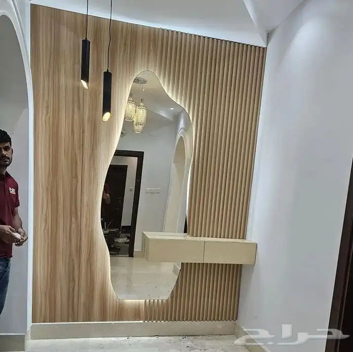 ديكورات مع مرايات للمداخل والصالات 0