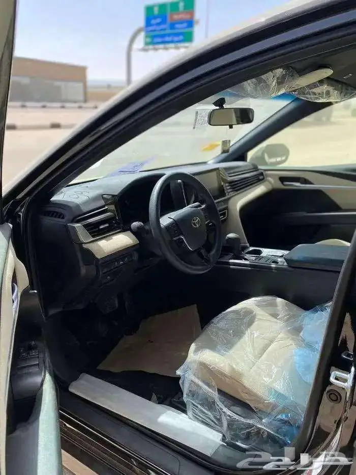 كامريEبنزين 2025 بطاقة (اسود ابيض)كاش واقساط 2